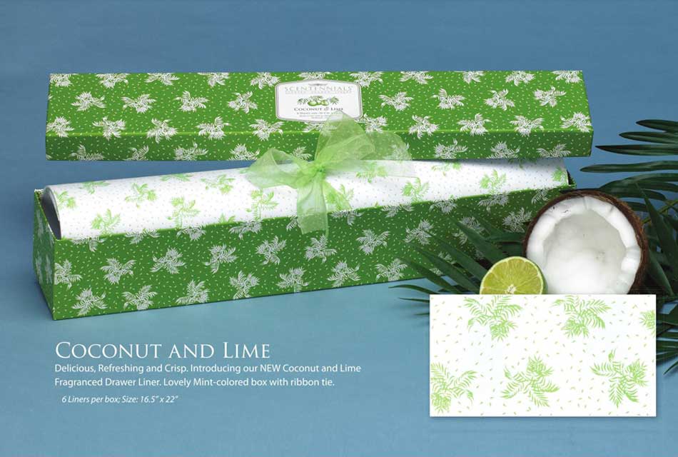 Coconut Lime Scented Drawer Liner Online Shopping